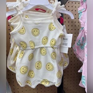 Smiley Face Baby Romper